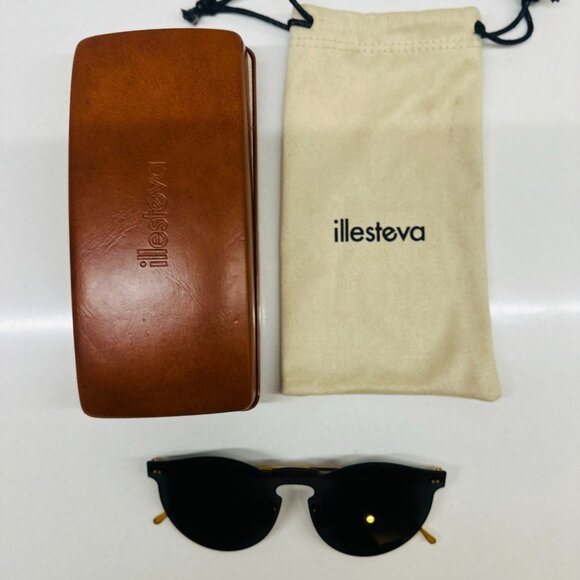 Ilesteva Gold Sunglasses, Barely Worn, Stylish & Chic - Picture 2 of 5